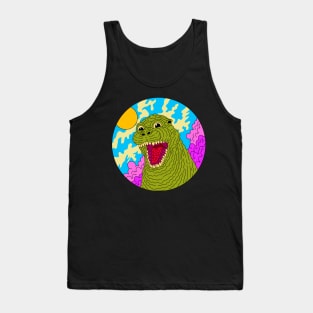 Smilling kaiju Tank Top